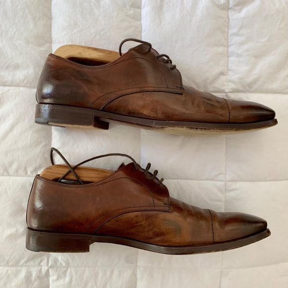 Men’s Prada Cap Toe Lace Up Shoes/ sz 8 - Picture 6 of 9